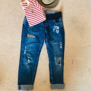ASOS Maternity Boyfriend Jeans size 6